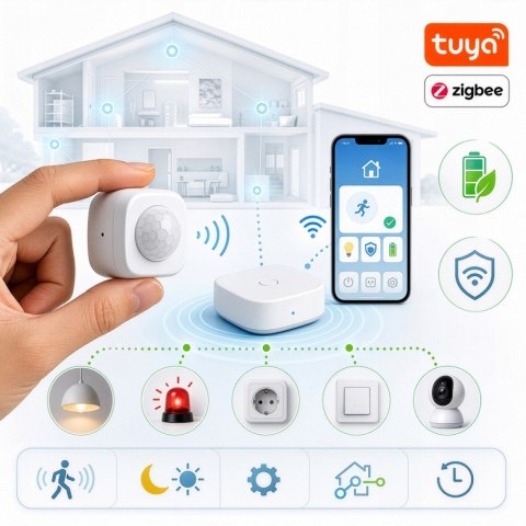 Czujnik ruchu Zigbee Tuya GB740