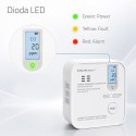Czujnik tlenku węgla (czadu) | detektor CO | TUYA | Wi-Fi | LED
