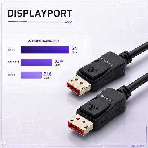 Kabel DisplayPort M/M v2.1 | 54G | 5m