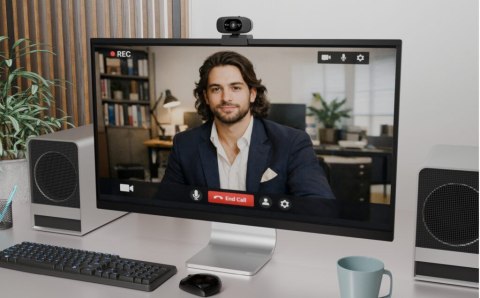 Kamera internetowa SOLOMON 200 1080p Business Webcam AF Dual MIC Echo Cancellation