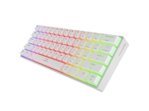 Klawiatura Genesis THOR 660 G2 US RGB biała