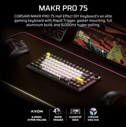 Klawiatura gamingowa Makr Pro 75 Carbon