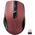 Mysz bezprzewodowa silent click MU006 - czerwona