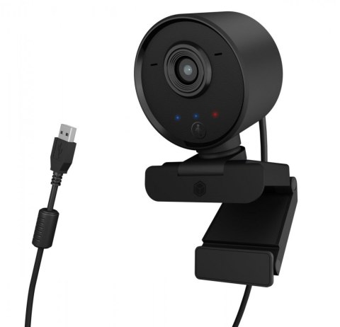 Kamera internetowa IB-CAM502-HD Full HD, matryca CMOS, śledzenie AI, WDR, pilot zdalnego sterowania