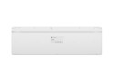 Klawiatura Tang US bezprzewodowa BT + 2.4GHz cicha Slim biała