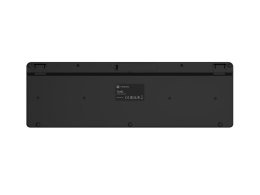 Klawiatura Tang US bezprzewodowa BT + 2.4GHz cicha Slim czarna