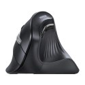 Mysz pionowa bezprzewodowa BT 2.4G MU008 czarna