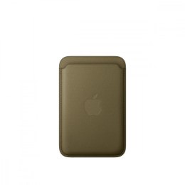 Portfel z tkaniny FineWoven z MagSafe do iPhonea - ciemna oliwka