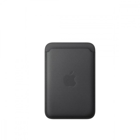 Portfel z tkaniny FineWoven z MagSafe do iPhonea - czarny