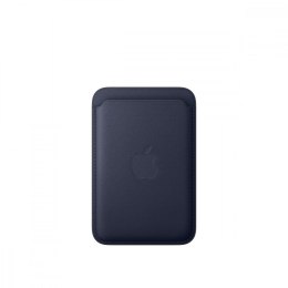 Portfel z tkaniny FineWoven z MagSafe do iPhonea - granat