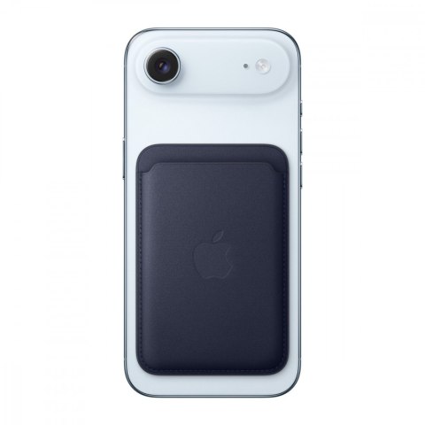 Portfel z tkaniny FineWoven z MagSafe do iPhonea - granat