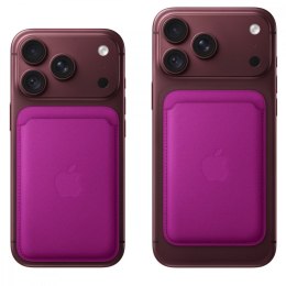 Portfel z tkaniny FineWoven z MagSafe do iPhonea - magenta