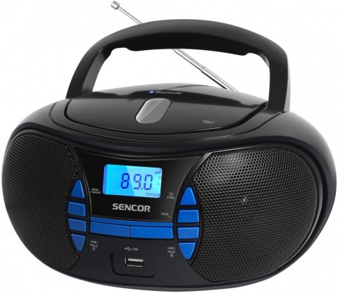 Radio z odtwarzaczem CD SPT 2700 Czarne CD//BT/MP3/USB/Radio FM