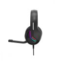 Słuchawki TACTIC 40 RGB mikrofon wired czarne