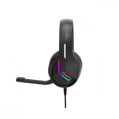 Słuchawki TACTIC 40 RGB mikrofon wired czarne