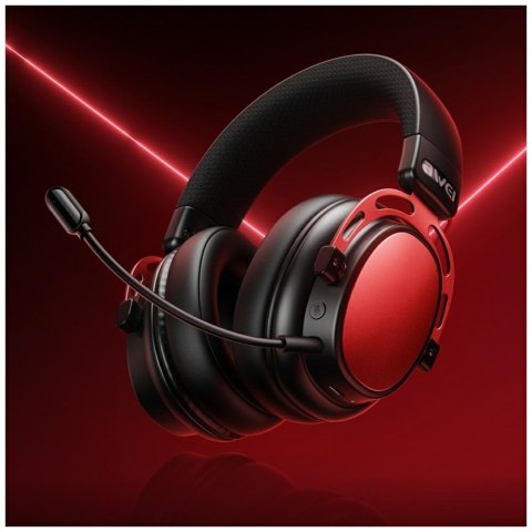 Słuchawki nauszne AT36 bluetooth 5.4 mikrofon czarne