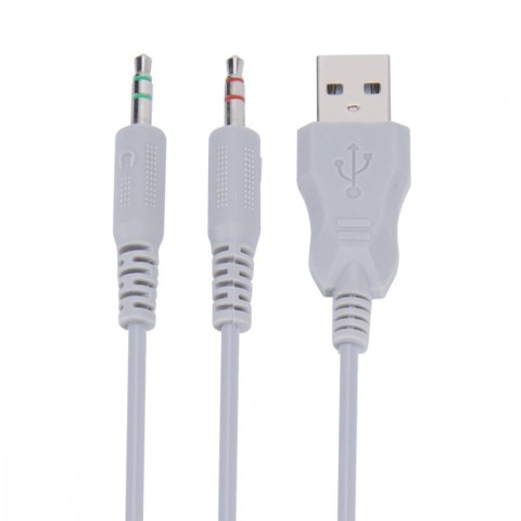 Słuchawki nauszne LUMI 40 wired białe