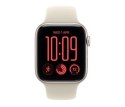 Smartwatch Watch SE 3 GPS, koperta 40mm z aluminium w kolorze księżycowej poświaty, pasek sportowy w kolorze piaskowym - rozmiar