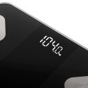 Waga łazienkowa analityczna Smart aplikacja Tuya AD 8186B Czarna