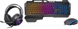 Zestaw Gaiming INFERNO YGS 01 3w1 klawiatura, mysz, słuchawki