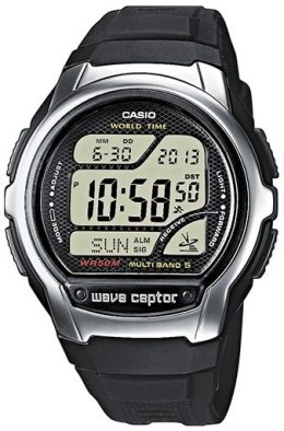 CASIO WAVE CEPTOR - WORLD TIME, RADIO CONTROLLED, Radio signal receiver (EU, USA, Japan) • Stop function • Alarm • Multi-languag